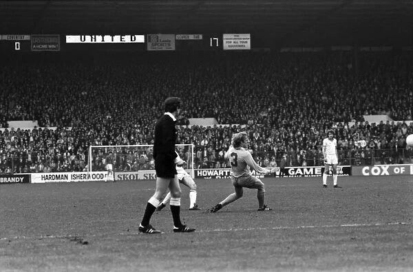 Leeds United 3 v. Coventry 0. Division 1 Football. April 1981 MF02-11-068