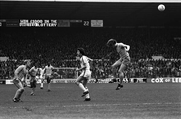 Leeds United 3 v. Coventry 0. Division 1 Football. April 1981 MF02-11-067