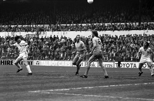 Leeds United 3 v. Coventry 0. Division 1 Football. April 1981 MF02-11-069