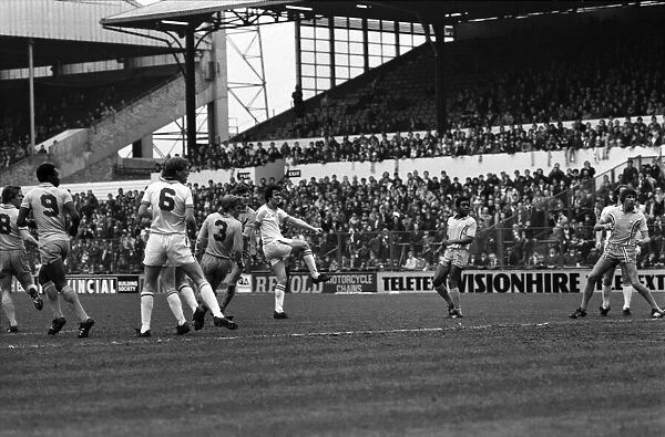 Leeds United 3 v. Coventry 0. Division 1 Football. April 1981 MF02-11-065