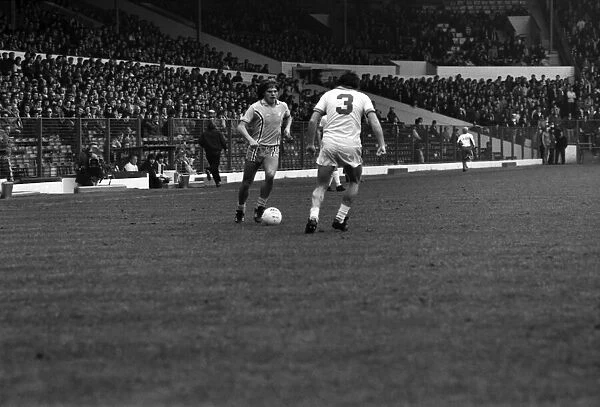 Leeds United 3 v. Coventry 0. Division 1 Football. April 1981 MF02-11-063