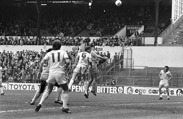 Leeds United 3 v. Coventry 0. Division 1 Football. April 1981 MF02-11-084