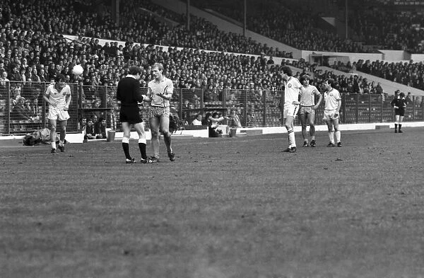 Leeds United 3 v. Coventry 0. Division 1 Football. April 1981 MF02-11-061