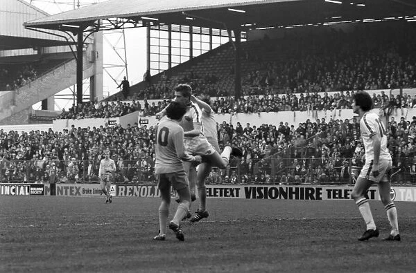 Leeds United 3 v. Coventry 0. Division 1 Football. April 1981 MF02-11-062