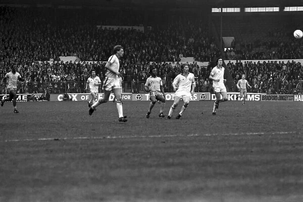 Leeds United 3 v. Coventry 0. Division 1 Football. April 1981 MF02-11-059