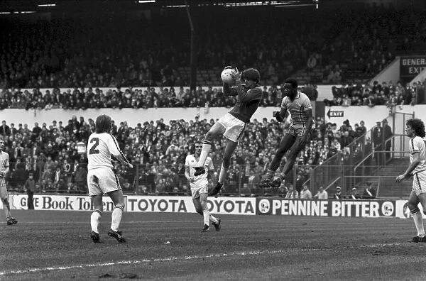 Leeds United 3 v. Coventry 0. Division 1 Football. April 1981 MF02-11-044