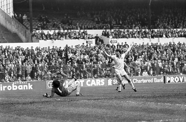 Leeds United 3 v. Coventry 0. Division 1 Football. April 1981 MF02-11-022