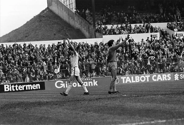 Leeds United 3 v. Coventry 0. Division 1 Football. April 1981 MF02-11-032
