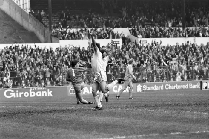 Framed Print : Leeds United 3 v. Coventry 0. Division 1 Football. April 1981 MF02-11-031 Framed Print : Leeds United 3 v. Coventry 0. Division 1 Football. April 1981 MF02-11-031
