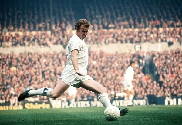 Leeds United captain Billy Bremner in action Circa 1974