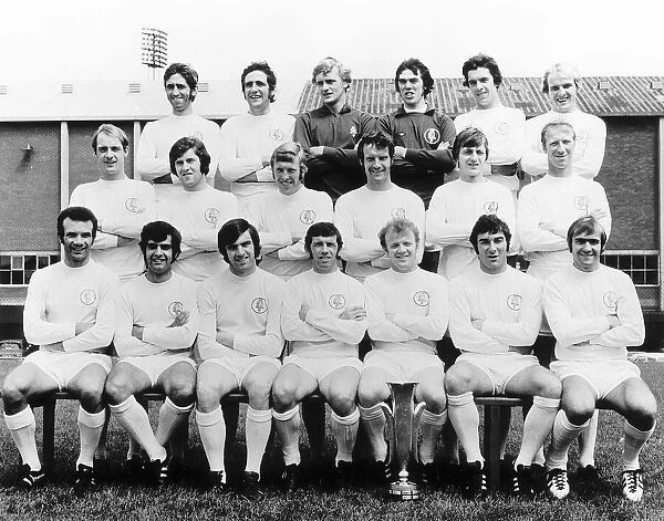 Leeds United Football Team August 1971 Back Row L-R Rod Belfitt, Norman Hunter