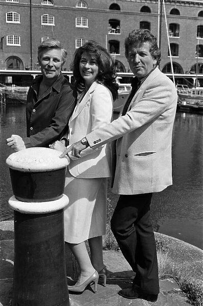 Left to right, Paul Daneman, Nanette Newman and Keith Barron