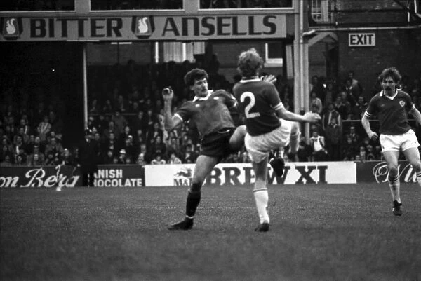 Leicester City 1 v. Manchester United 0. Division One FootballFebruary 1981 MF01-22-017