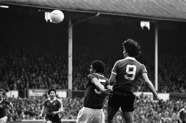 Leicester City 1 v. Manchester United 0. Division One FootballFebruary 1981 MF01-22-004