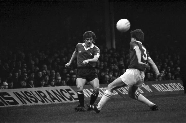 Leicester City 1 v. Manchester United 0. Division One FootballFebruary 1981 MF01-22-010