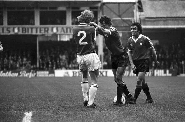 Leicester City 1 v. Manchester United 0. Division One FootballFebruary 1981 MF01-22-032