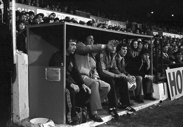 Leicester City 1 v. Manchester United 0. Division One FootballFebruary 1981 MF01-22-059