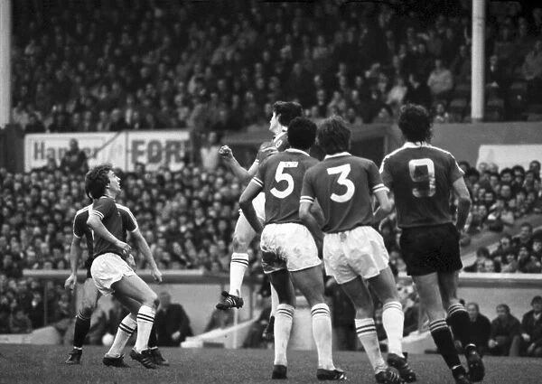 Leicester City 1 v. Manchester United 0. Division One FootballFebruary 1981 MF01-22-012