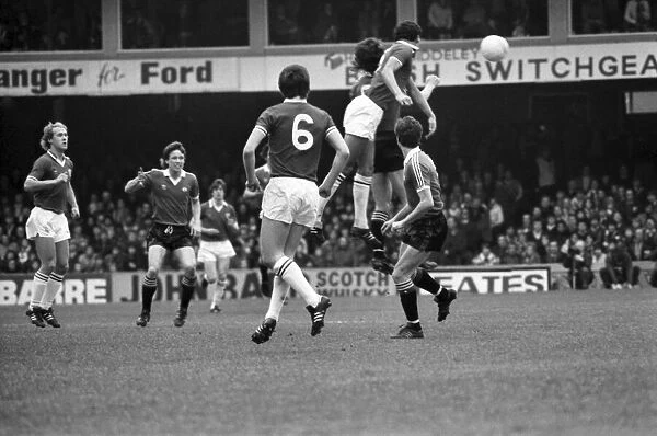 Leicester City 1 v. Manchester United 0. Division One FootballFebruary 1981 MF01-22-119
