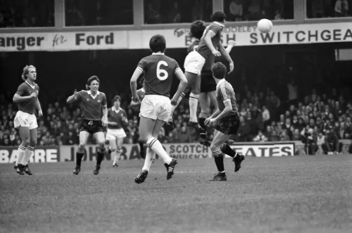 Framed Print : Leicester City 1 v. Manchester United 0. Division One FootballFebruary 1981 MF01-22-119 Framed Print : Leicester City 1 v. Manchester United 0. Division One FootballFebruary 1981 MF01-22-119