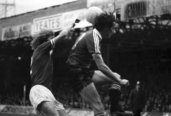 Leicester City 1 v. Manchester United 0. Division One FootballFebruary 1981 MF01-22-041