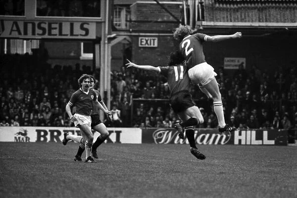 Leicester City 1 v. Manchester United 0. Division One FootballFebruary 1981 MF01-22-037