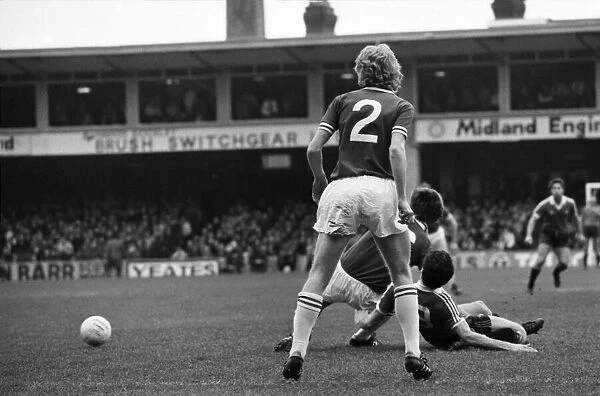 Leicester City 1 v. Manchester United 0. Division One FootballFebruary 1981 MF01-22-006