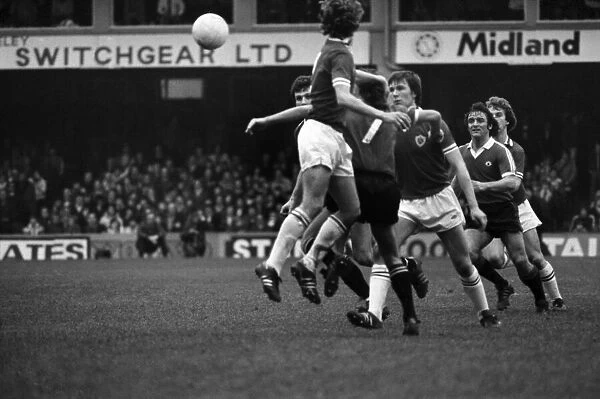 Leicester City 1 v. Manchester United 0. Division One FootballFebruary 1981 MF01-22-065