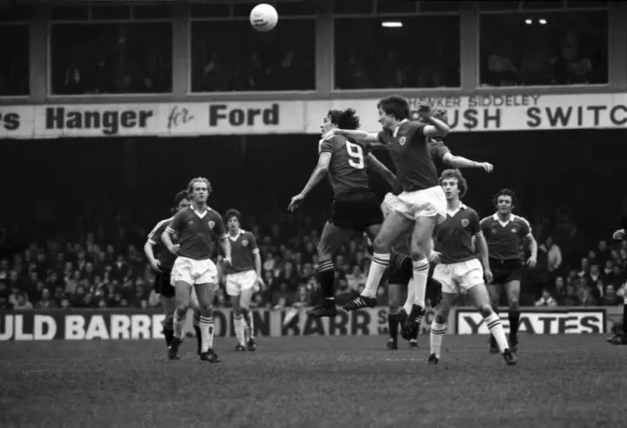 Framed Print : Leicester City 1 v. Manchester United 0. Division One FootballFebruary 1981 MF01-22-020