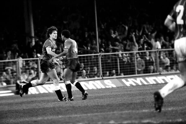 Leicester City 2 v. Manchester United 3. November 1984 MF18-12-007