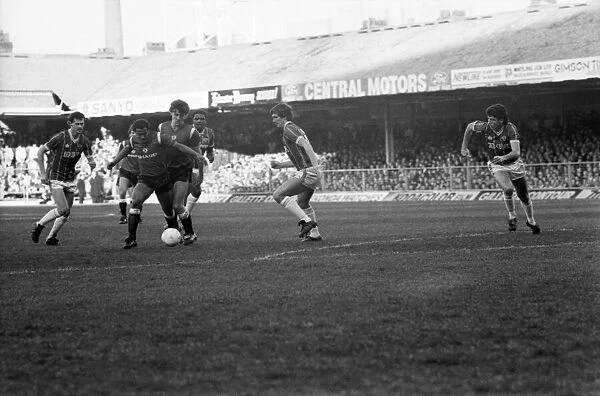 Leicester City 2 v. Manchester United 3. November 1984 MF18-12-025