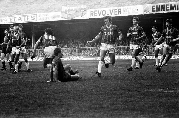 Leicester City 2 v. Manchester United 3. November 1984 MF18-12-023
