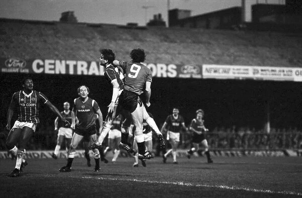 Leicester City 2 v. Manchester United 3. November 1984 MF18-12-030