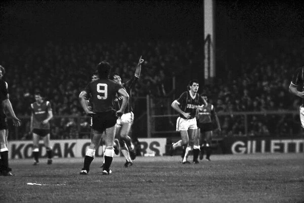 Leicester City 2 v. Manchester United 3. November 1984 MF18-12-039