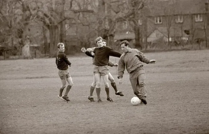 Framed Print : Leicester City Football Team in training for the FA Cup Final April 1969 Framed Print : Leicester City Football Team in training for the FA Cup Final April 1969