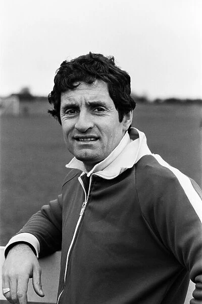Leicester City manager Frank McLintock pictured during a training session