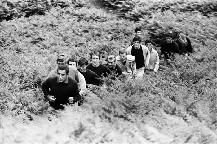 Framed Print : Leicester City players start their get fit programme in readiness for their fight back to