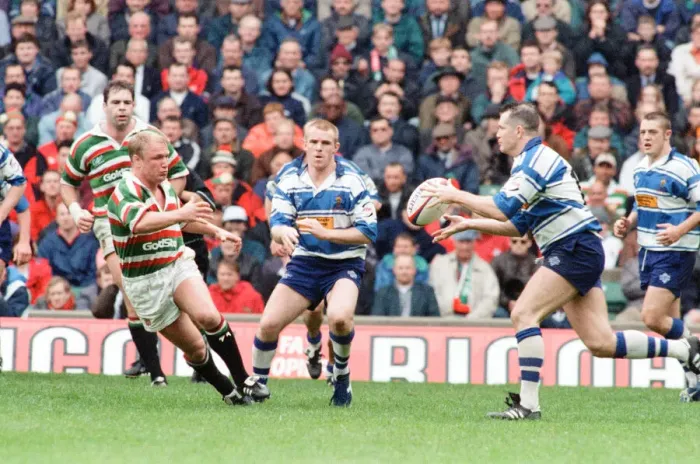 Framed Print : Leicester v Sale, The Pilkington Cup Final at Twickenham, Saturday 10th May 1997