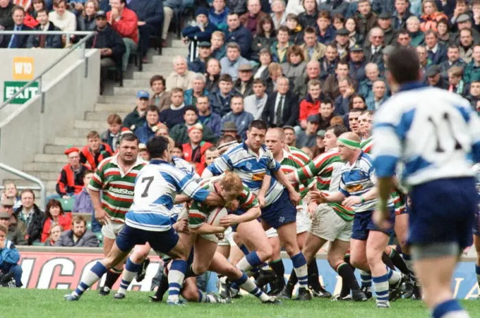 Framed Print : Leicester v Sale, The Pilkington Cup Final at Twickenham, Saturday 10th May 1997 Framed Print : Leicester v Sale, The Pilkington Cup Final at Twickenham, Saturday 10th May 1997