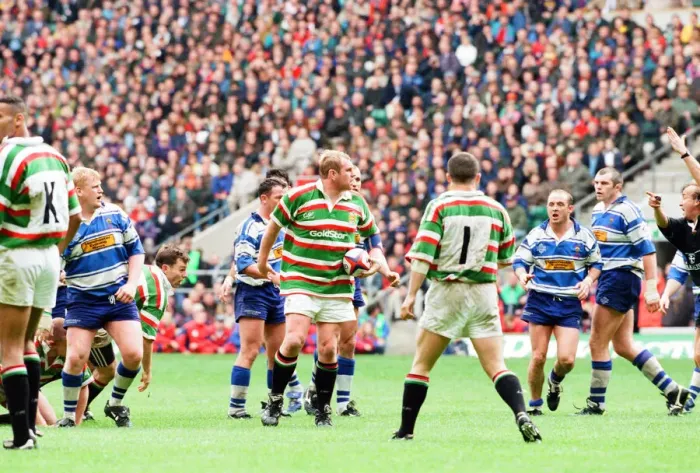 Framed Print : Leicester v Sale, The Pilkington Cup Final at Twickenham, Saturday 10th May 1997 Framed Print : Leicester v Sale, The Pilkington Cup Final at Twickenham, Saturday 10th May 1997