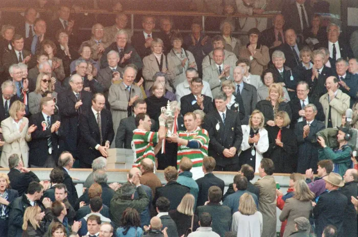 Framed Print : Leicester v Sale, The Pilkington Cup Final at Twickenham, Saturday 10th May 1997 Framed Print : Leicester v Sale, The Pilkington Cup Final at Twickenham, Saturday 10th May 1997