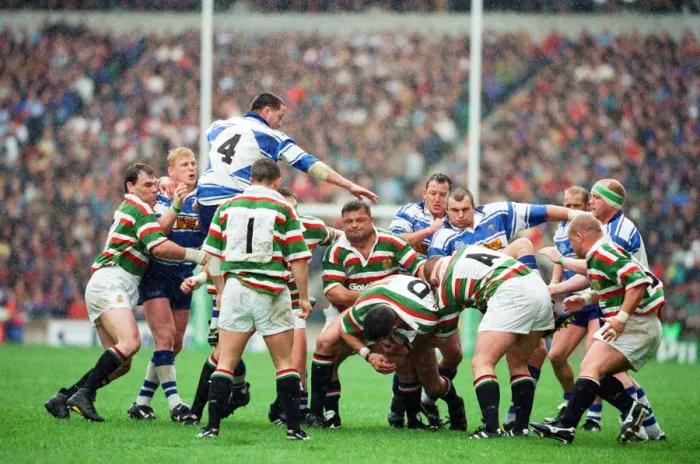 Framed Print : Leicester v Sale, The Pilkington Cup Final at Twickenham, Saturday 10th May 1997 Framed Print : Leicester v Sale, The Pilkington Cup Final at Twickenham, Saturday 10th May 1997