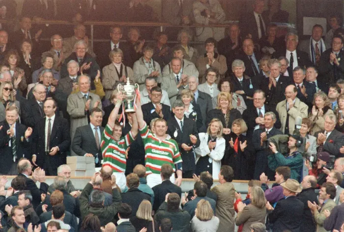 Framed Print : Leicester v Sale, The Pilkington Cup Final at Twickenham, Saturday 10th May 1997 Framed Print : Leicester v Sale, The Pilkington Cup Final at Twickenham, Saturday 10th May 1997