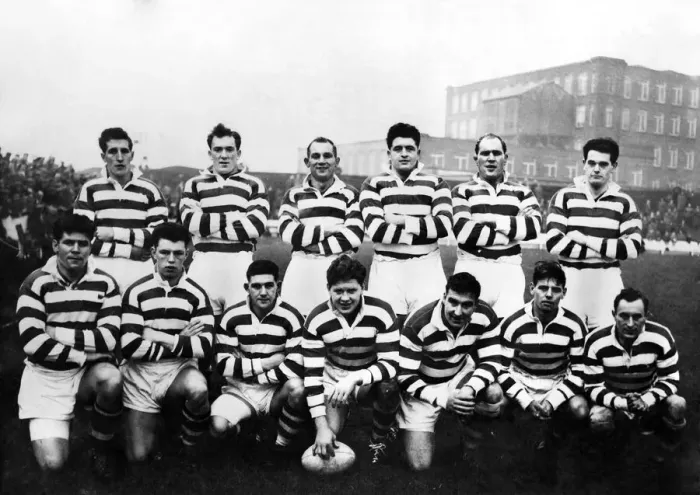 Framed Print : Leigh Rugby League team group photograph Back row; J. Gibson, G. Lewis, W Framed Print : Leigh Rugby League team group photograph Back row; J. Gibson, G. Lewis, W
