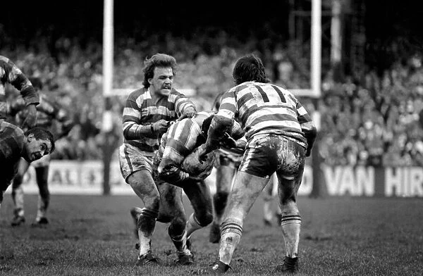 Leigh v. Wigan. Sport Rugby League. December 1985 PR-03-007