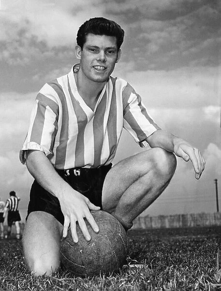 Len Ashuret Sunderland Football Player Circa 1955