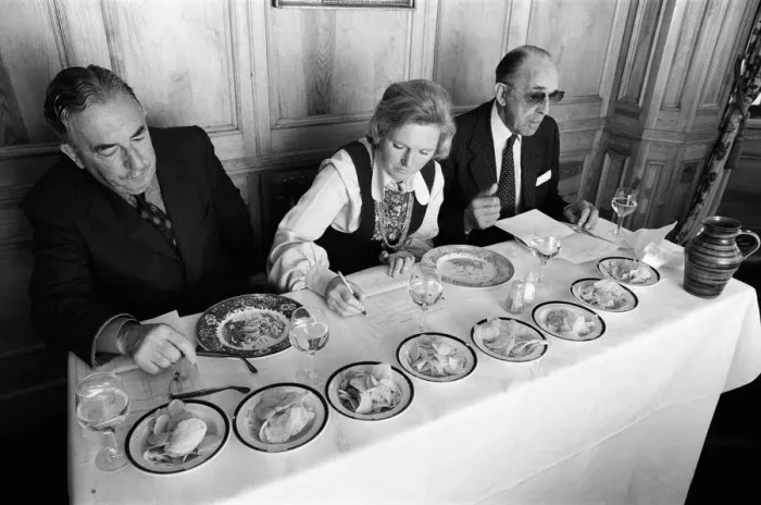 Framed Print : Len Moss (Meat Traders), Mary Berry and Squadron Leader W. (Bill) Gosden (R. A Framed Print : Len Moss (Meat Traders), Mary Berry and Squadron Leader W. (Bill) Gosden (R. A