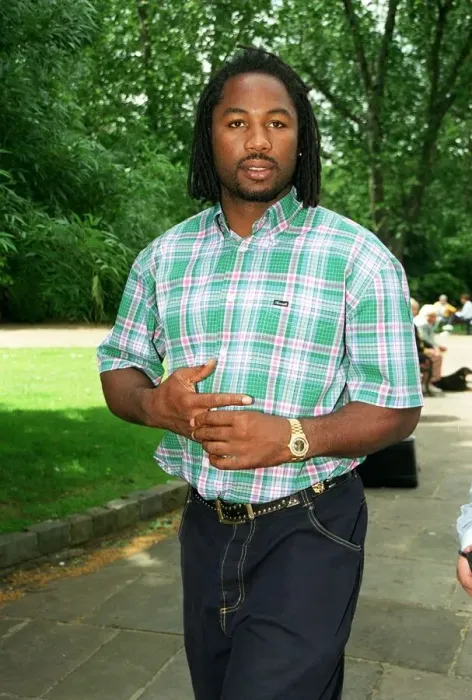 Framed Print : Lennox Lewis Boxing June 98 WBC Heavyweight champion who has been awarded an MBE in