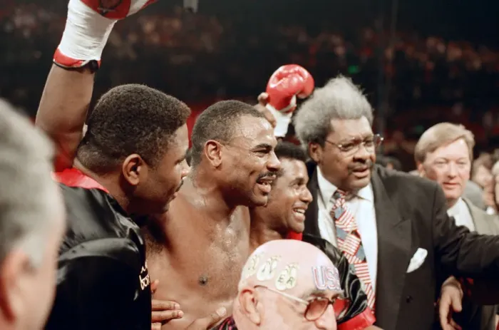 Framed Print : Lennox Lewis vs. Oliver McCall, billed Whose Moment of Glory Framed Print : Lennox Lewis vs. Oliver McCall, billed Whose Moment of Glory