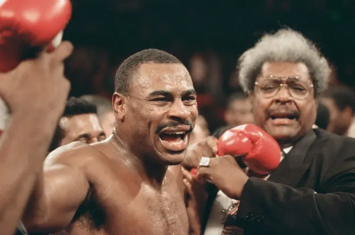 Framed Print : Lennox Lewis vs. Oliver McCall, billed Whose Moment of Glory Framed Print : Lennox Lewis vs. Oliver McCall, billed Whose Moment of Glory